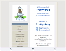 Tablet Screenshot of pretty-dog.de